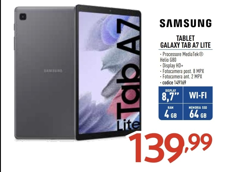 TABLET SAMSUNG TAB A7 LITE